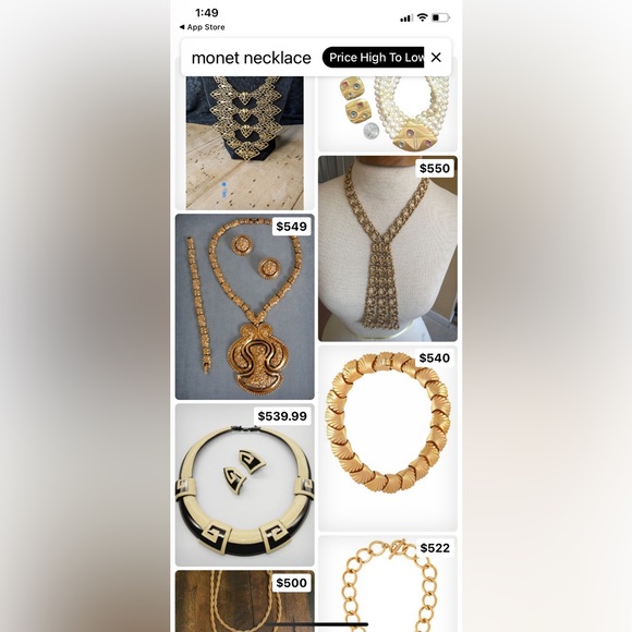 Designers Dream, Vintage Trifari Love Birds with chain fringe, gold tone. - Picture 14 of 16